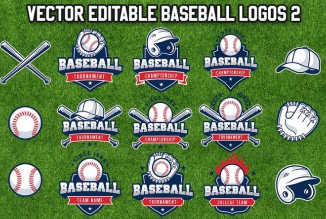 21+ Creative Baseball Logo Designs Template Download - Graphic Cloud