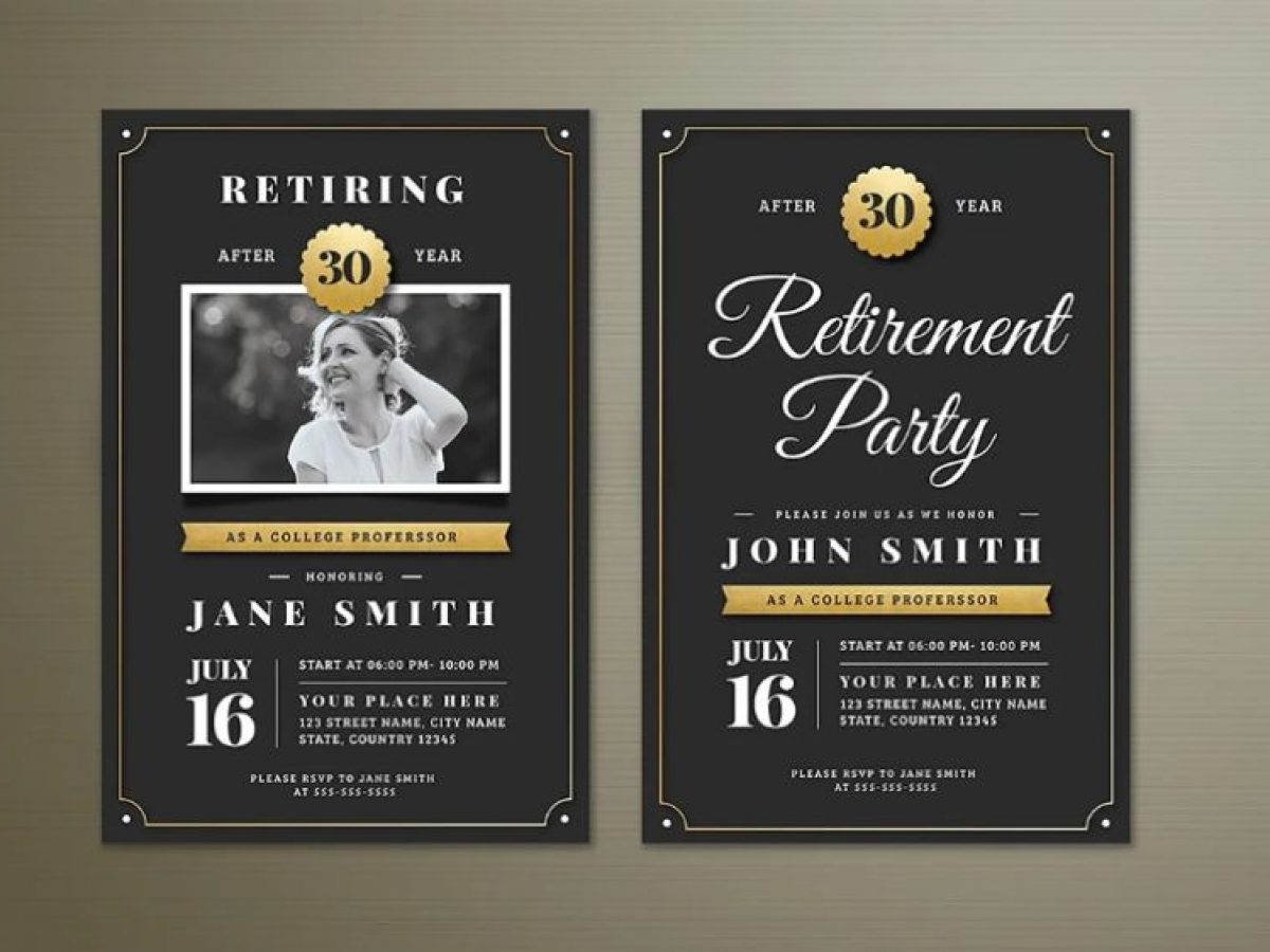 22+ Best Retirement Flyer Template PSD Download - Graphic Cloud With Regard To Free Retirement Flyer Templates