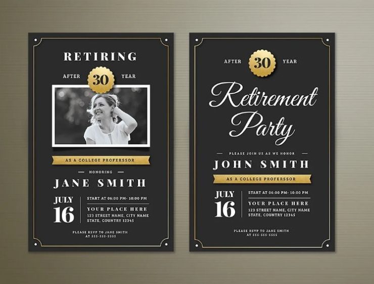 11+ Best Retirement Flyer Template PSD Download