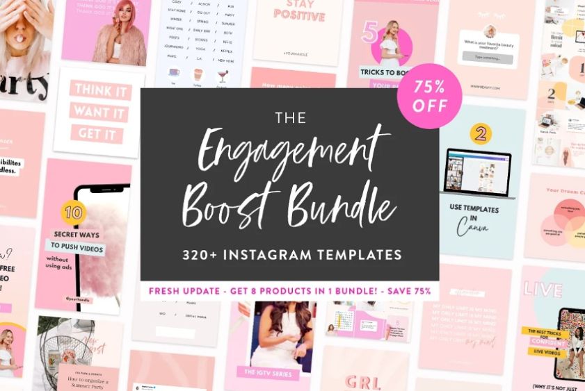Engagement Boost Templates PSD