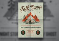 Camp flyer templates