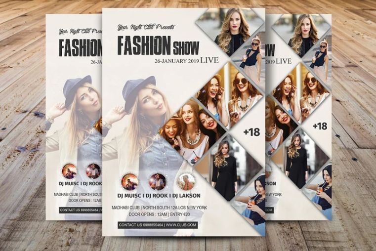 Fashion Show Ad Flyer Template
