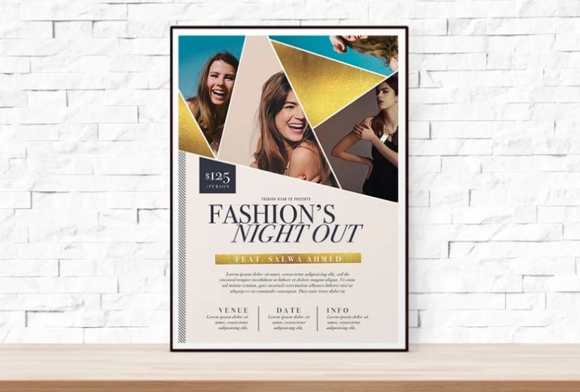 Fashion Week Promotional Flyer