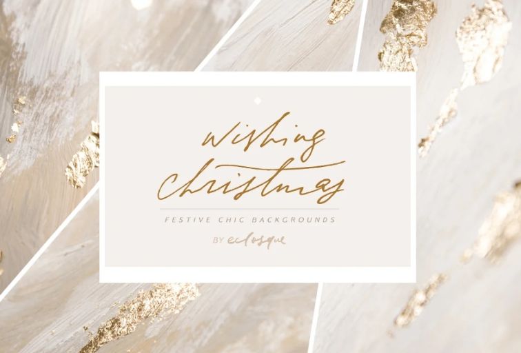 Festive Gold Foil Backgrounds