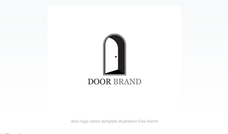 Free Abstract Door Logo