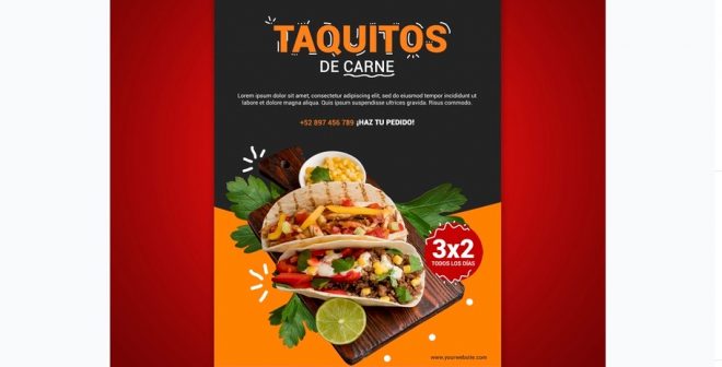 21+ Best Taco Flyer Template PSD Download - Graphic Cloud