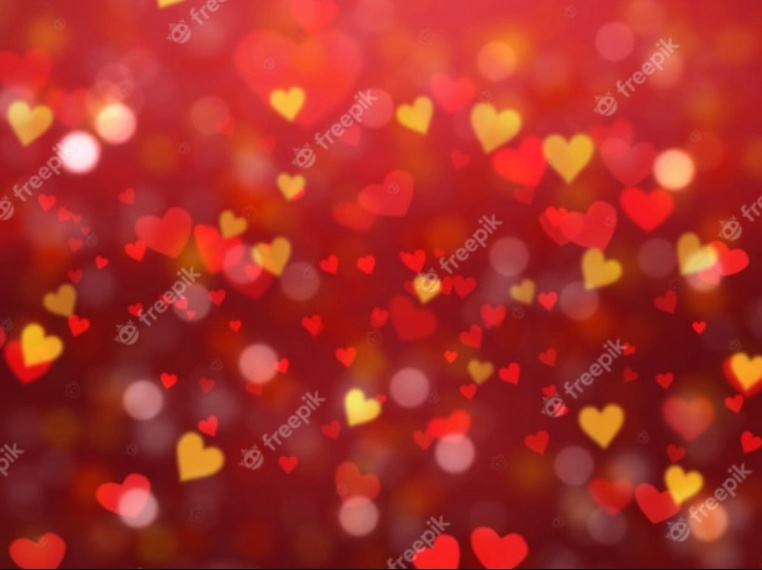 Free Hearts Background