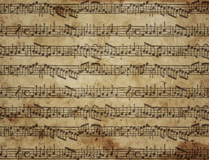 Free Music Paper Texture