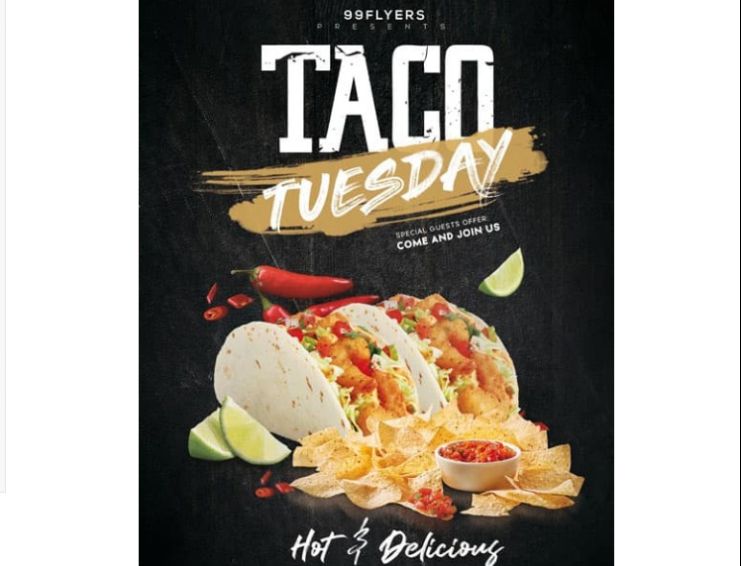 Free Taco Tuesday Poster Template
