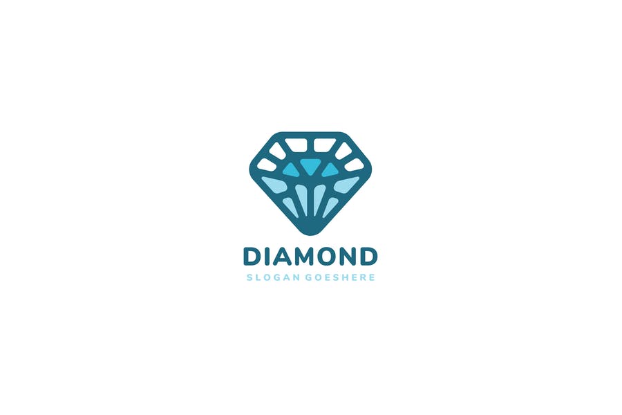 Fully Editable Diamond Branding Design