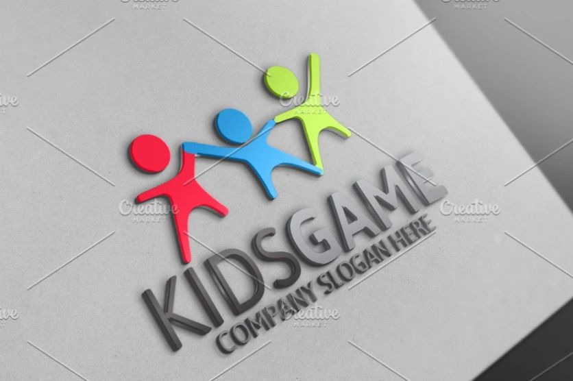 Funny Kids Logo Design