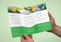 gardening brochure templates