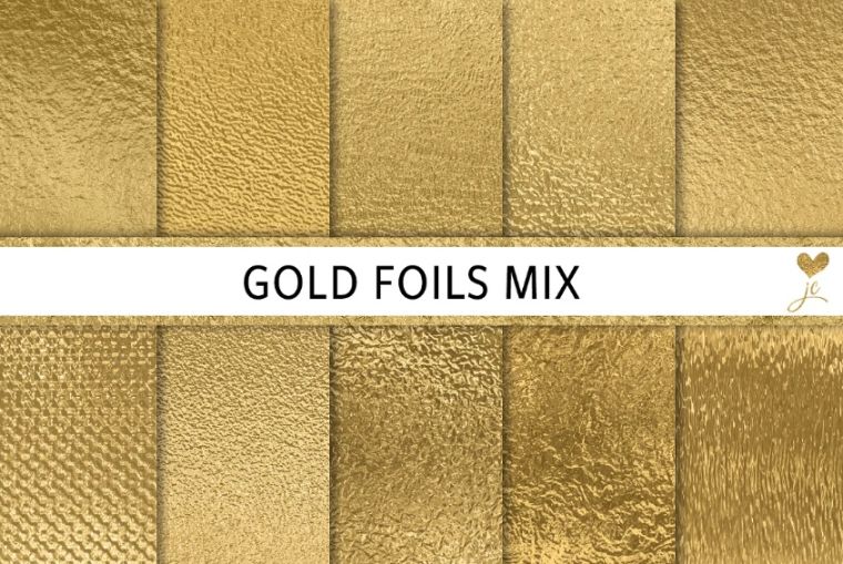 Gold Foil Mix Backgrounds