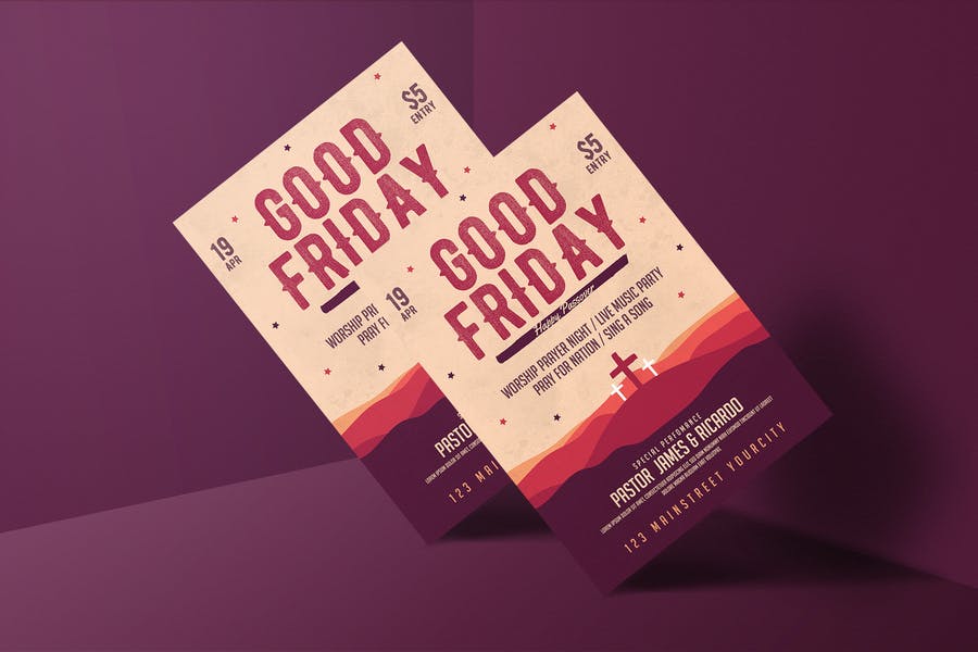Good Friday Flyer Template