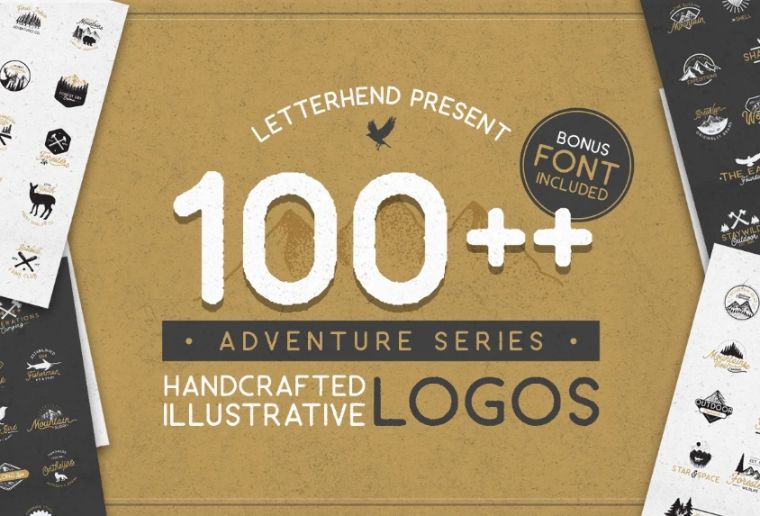 Handcrafted Adventure Logotype Bundle
