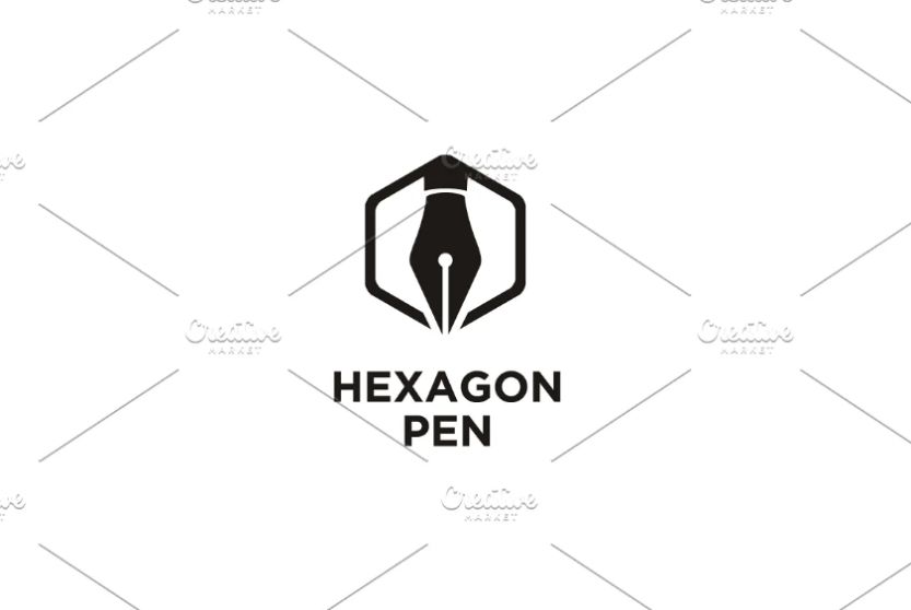 Hexagon Style Logo Design
