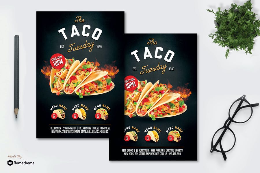 High Quality Tacos Poster