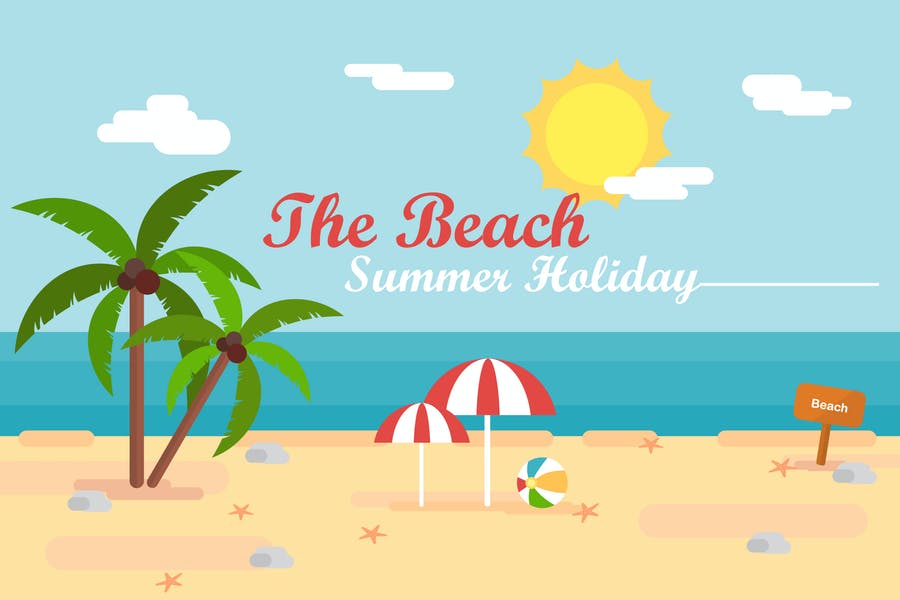 Holiday Beach Backgrounds