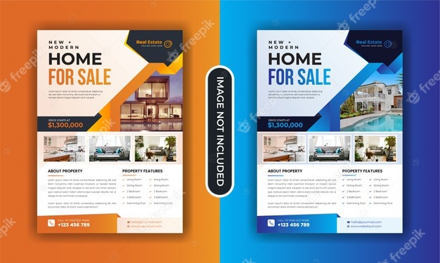 Home for sale flyer