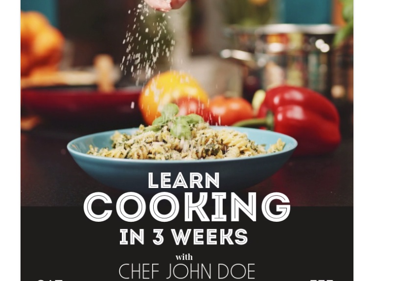 Lear Cooking Flyer Template