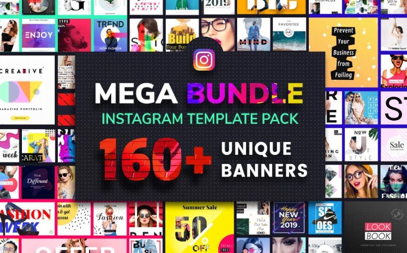 Mega Instagram Templates Pack