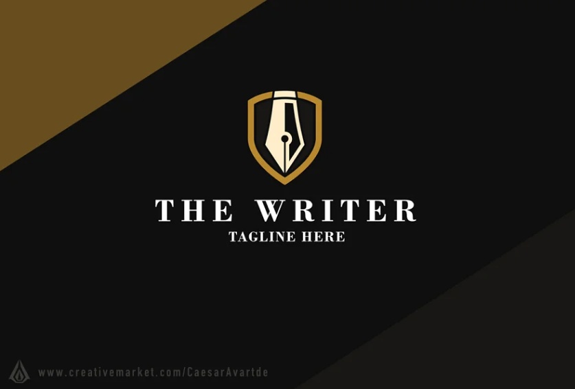 Modern Writer Style Logo Design