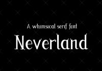 Neverland fonts