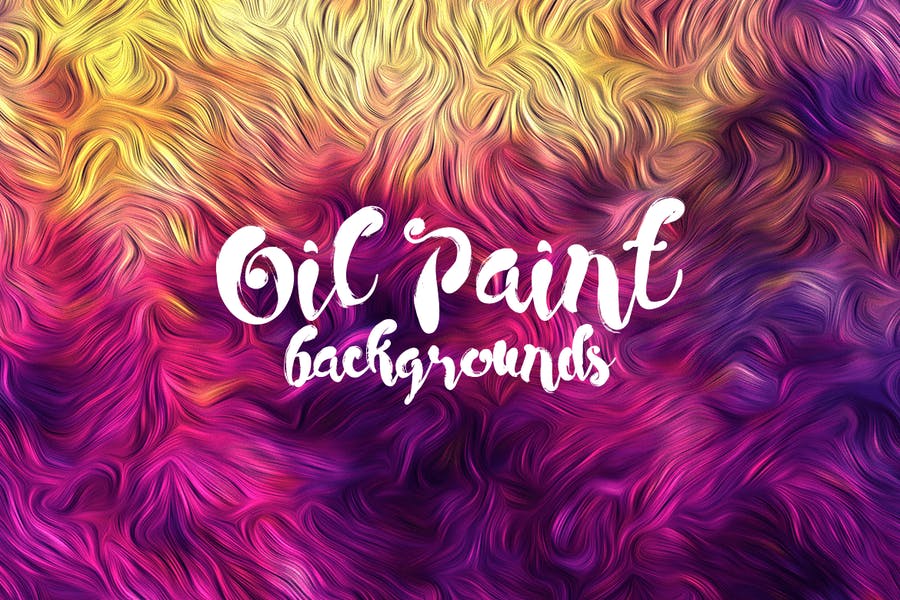 Oil Paint on Canvas Backgrounds