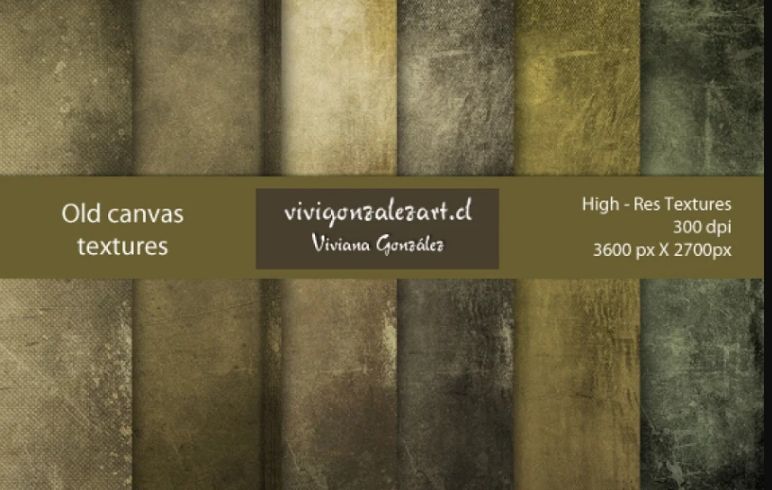 Old High Resolution Canvas Textures