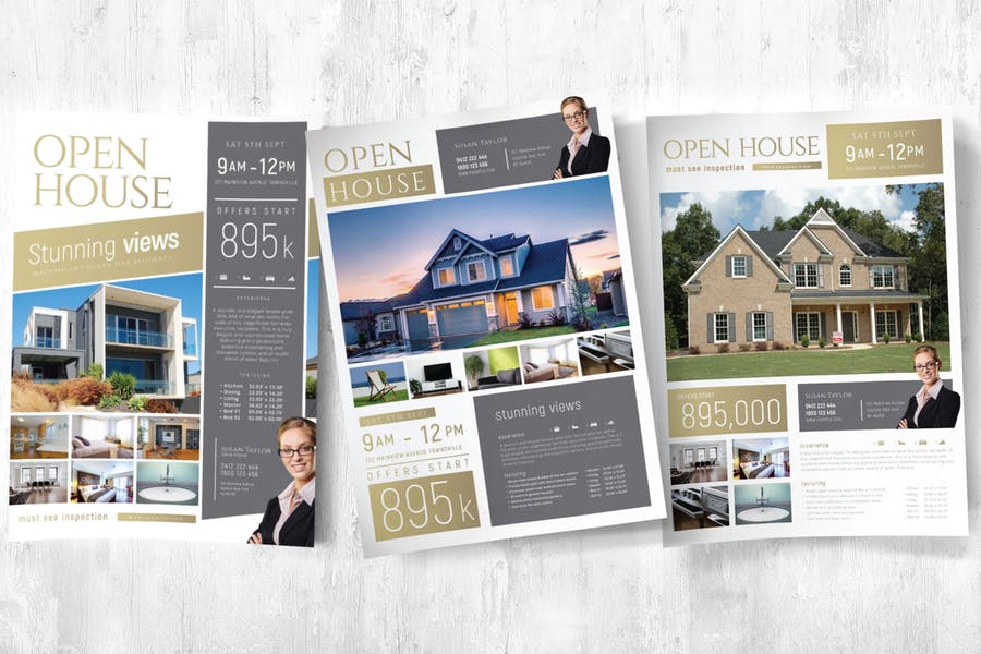 Open House Poster Template