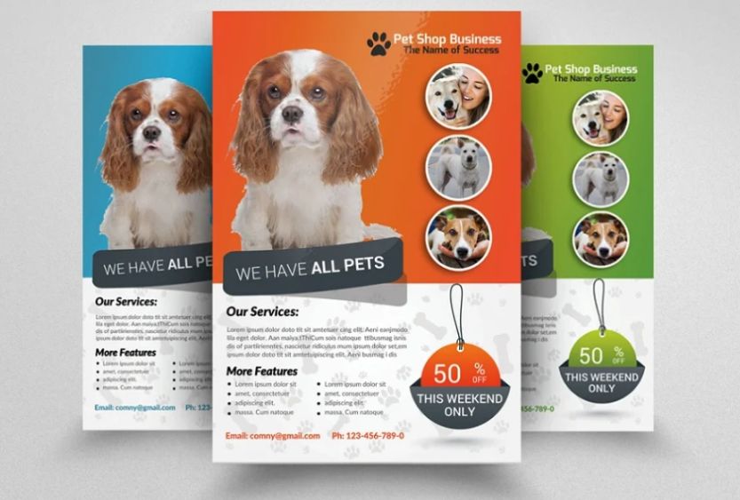 Pet Shop Business Flyer