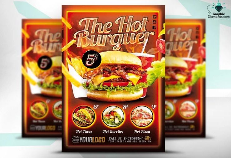 21+ FREE Fast Food Flyer Template Download
