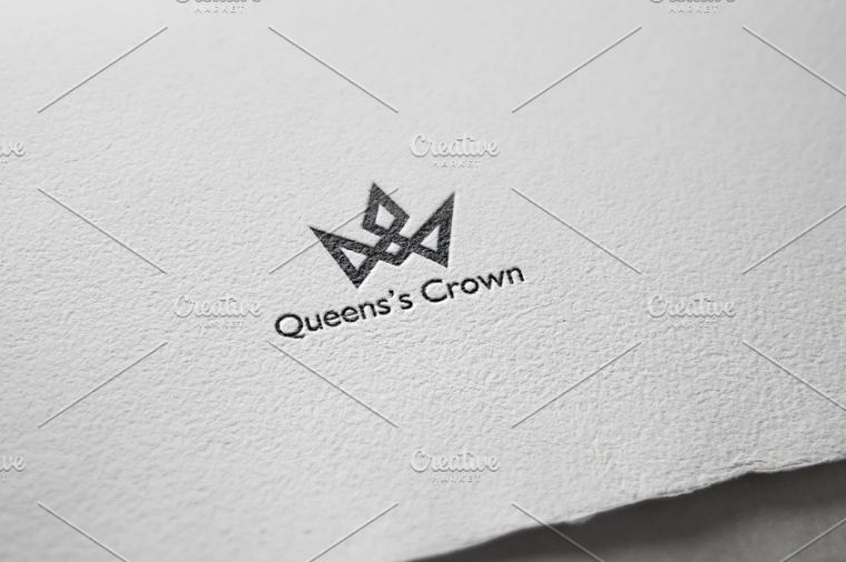 Queens Crown Logo Identity