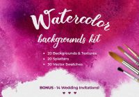 Watercolor backgrounds