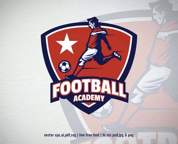 15+ Best Football Logo Designs Template Download