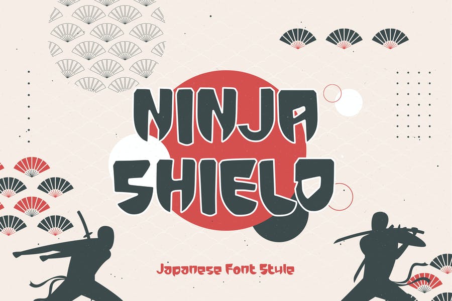 Shield Style Japaneese Fonts