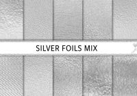 Silver foil texture