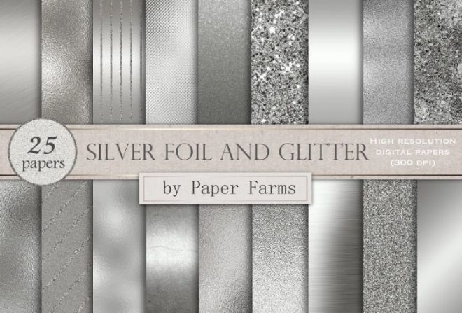 21+ Creative Silver Foil Textures PNG JPG Download - Graphic Cloud