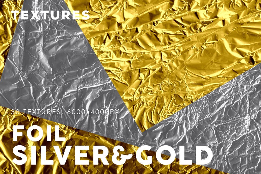 Silver and Gold Foil Textures