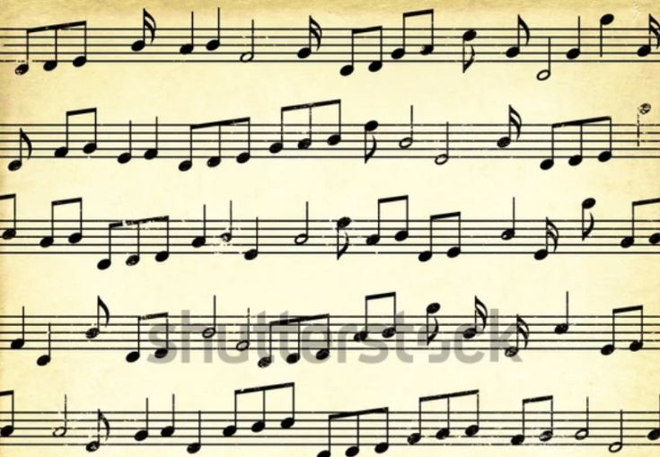 Simple Music Note Texture