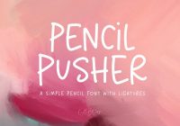 pencil fonts