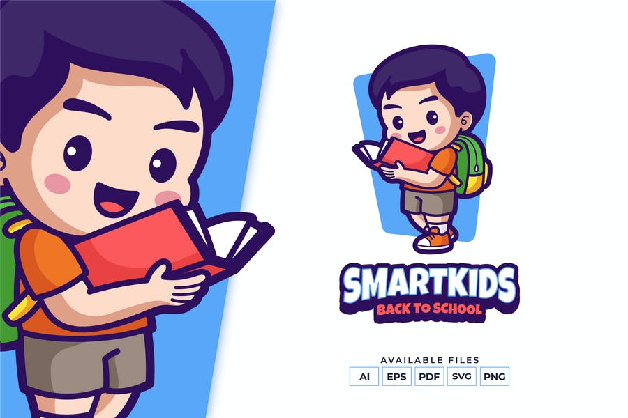 Smart Kids Logo Designs