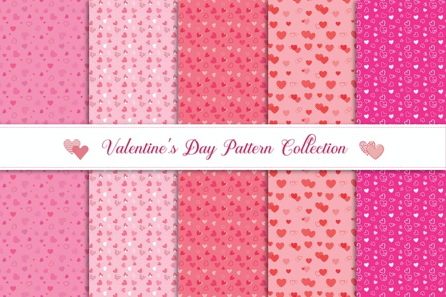 Valentines Day pattern Design