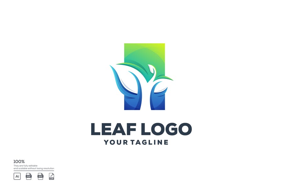 Vector Leaf Logotype