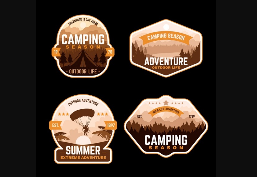 Vintage Camping Logo Designs