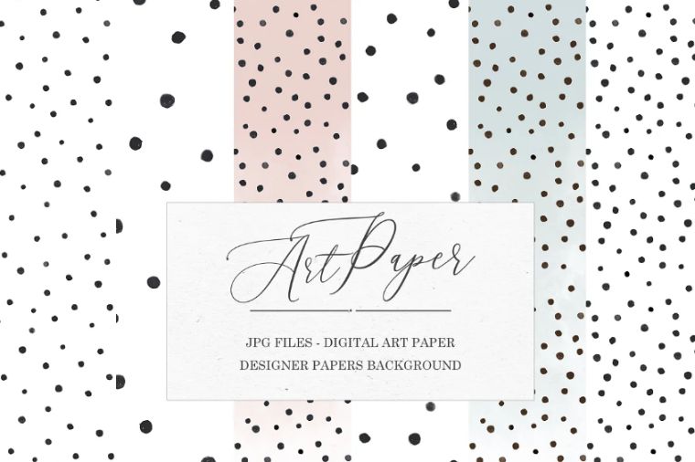 Watercolor Dot Backgrounds