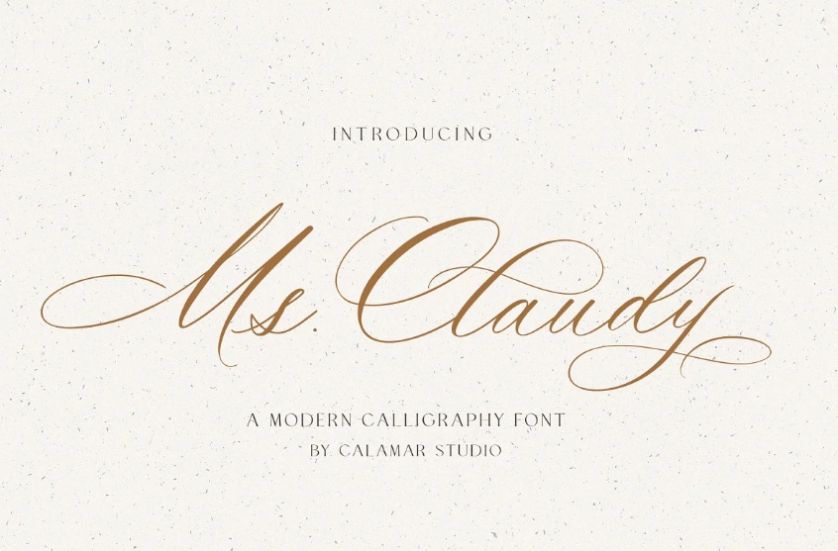 Wedding Script Typeface
