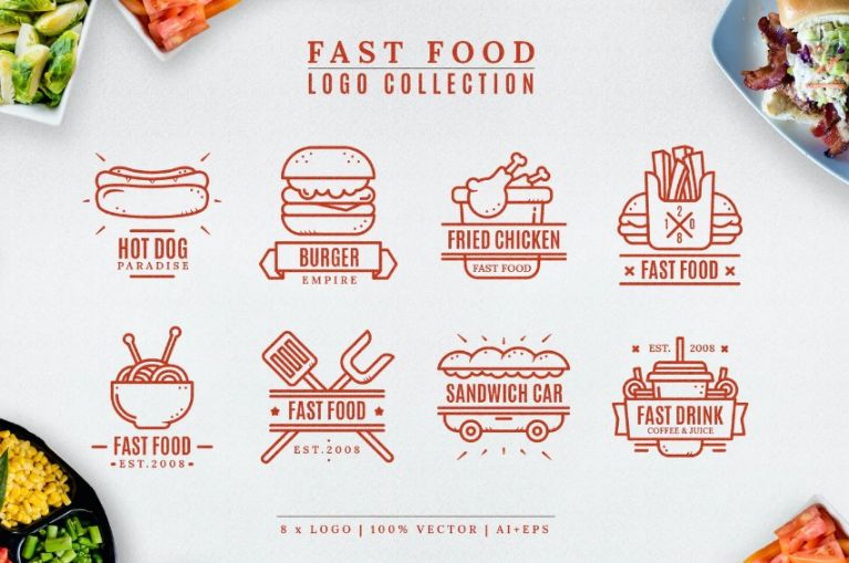 fast Food Logo Collection