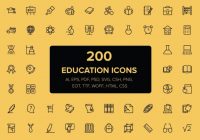 Educational icons