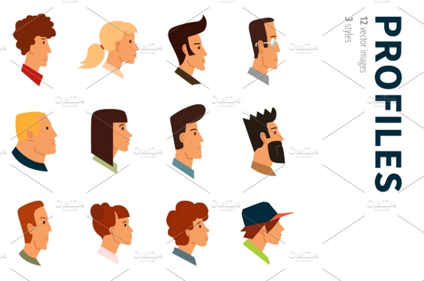 3 Profile Icon Styles Pack